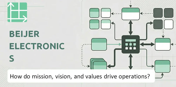 What Do the Mission, Vision, and Values of Beijer Electronics Company Reveal About How It Operates?