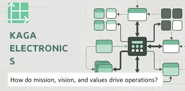 What Do the Mission, Vision, and Values of Kaga Electronics Company Reveal About How It Operates?