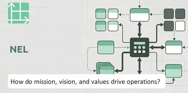 What Do the Mission, Vision, and Values of NEL Company Reveal About How It Operates?