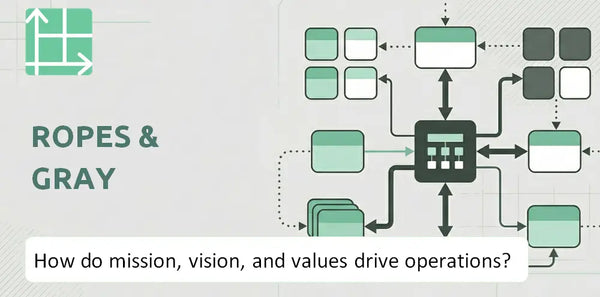 What Do the Mission, Vision, and Values of Ropes & Gray Company Reveal About How It Operates?