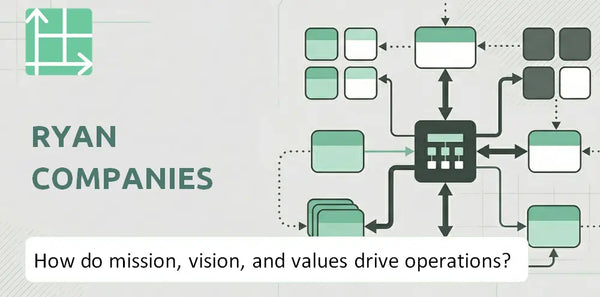 What Do the Mission, Vision, and Values of Ryan Companies Company Reveal About How It Operates?
