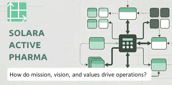 What Do the Mission, Vision, and Values of Solara Active Pharma Sciences Company Reveal About How It Operates?