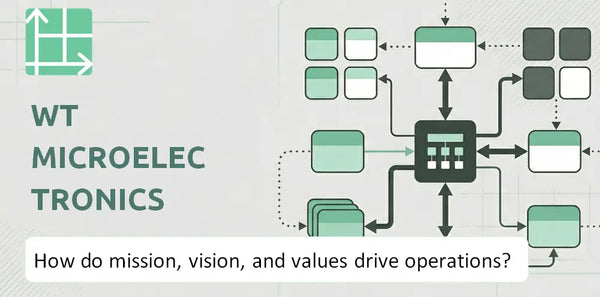 What Do the Mission, Vision, and Values of WT Microelectronics Company Reveal About How It Operates?
