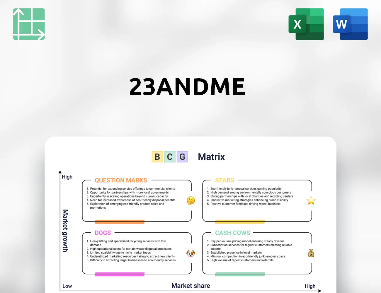23andMe Boston Consulting Group Matrix