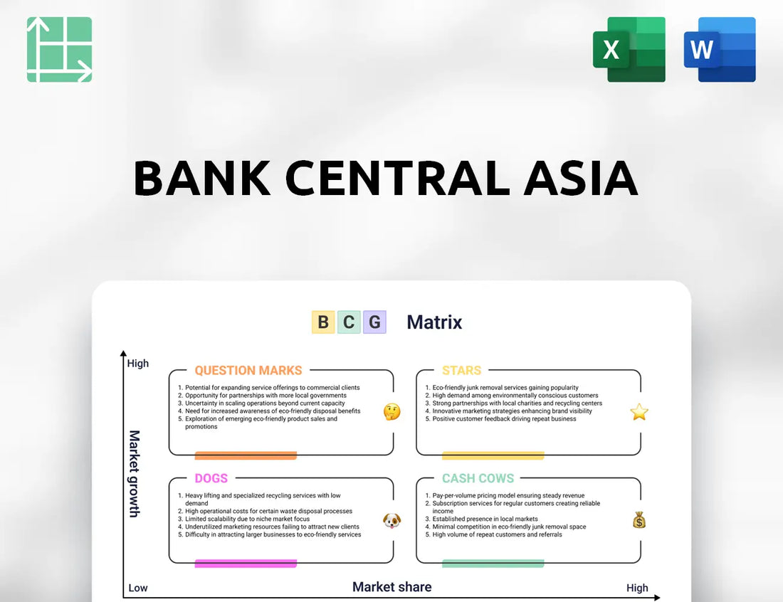 Bank Central Asia Boston Consulting Group Matrix