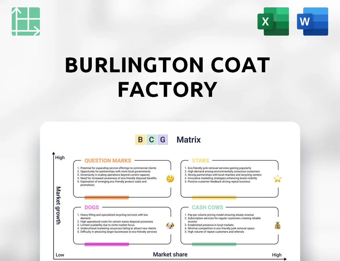 Burlington Coat Factory Boston Consulting Group Matrix