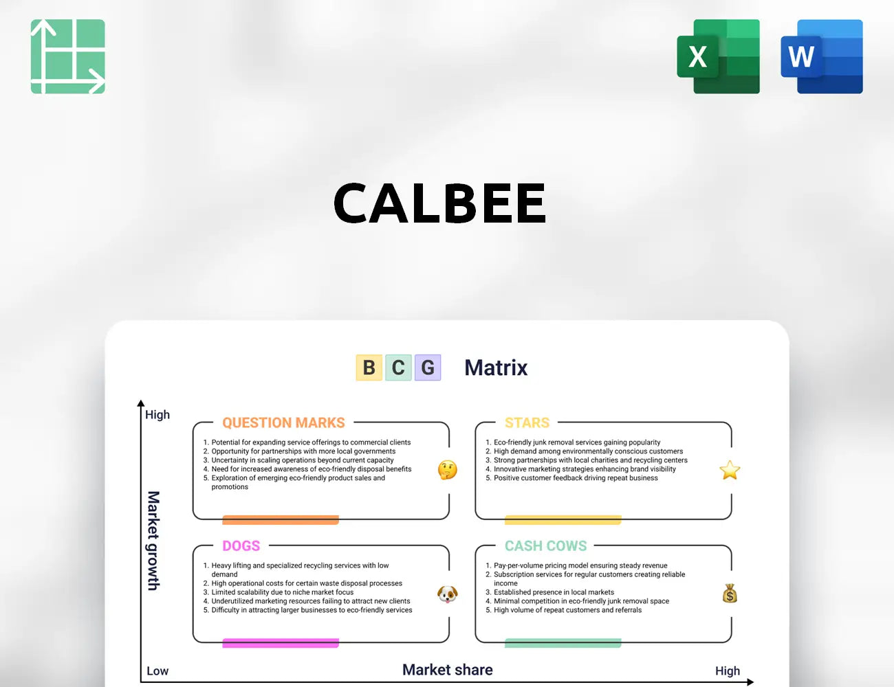Calbee Boston Consulting Group Matrix