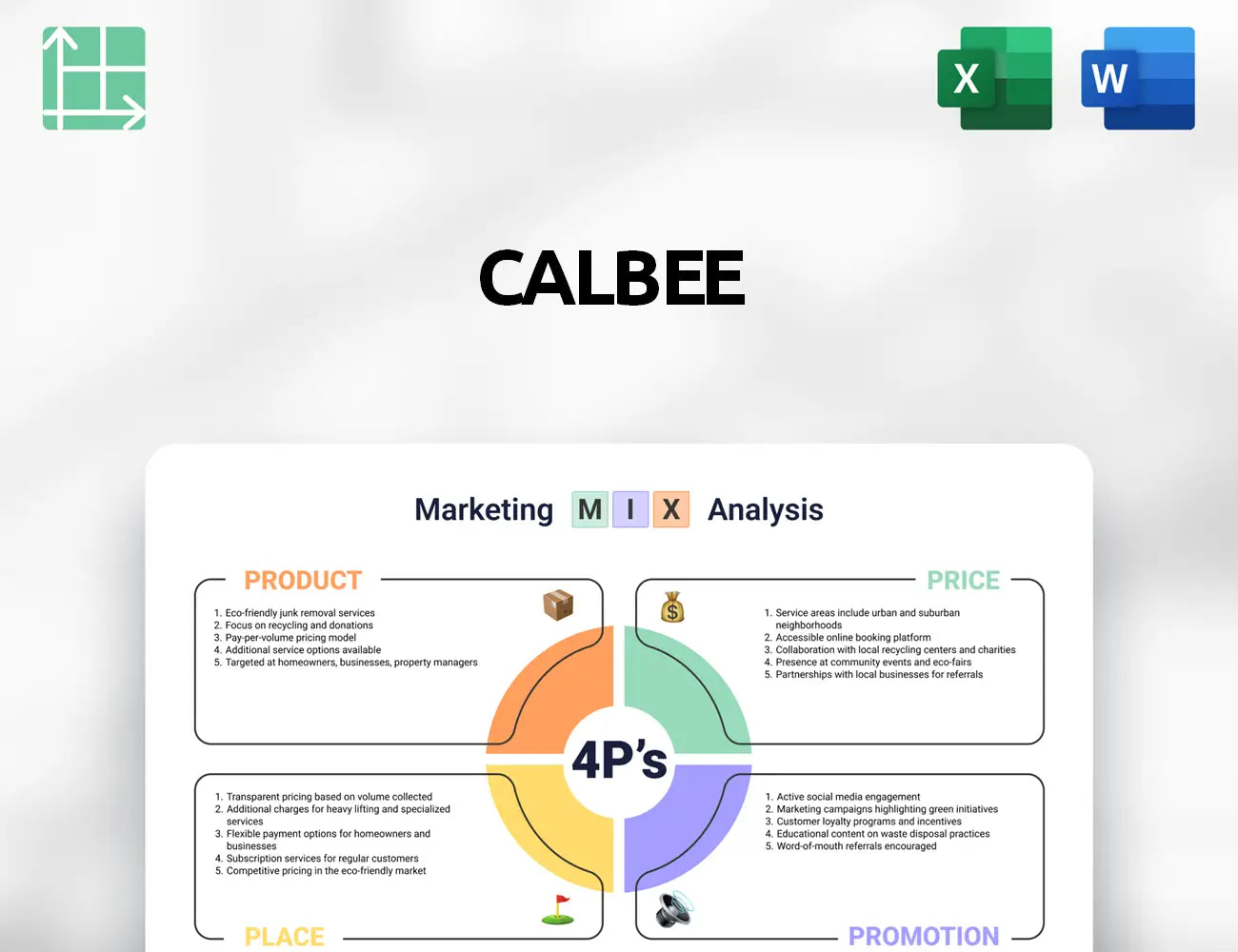 Calbee Marketing Mix