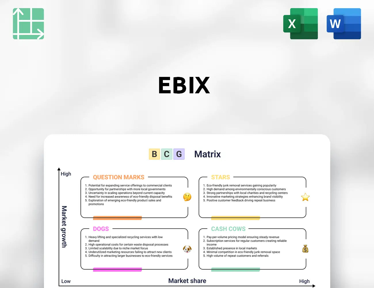 Ebix Boston Consulting Group Matrix