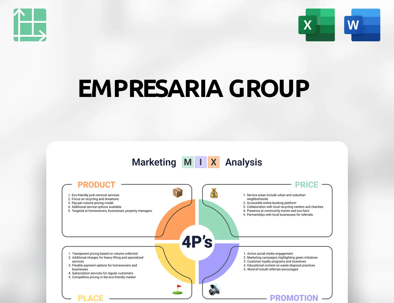 Empresaria Group Marketing Mix