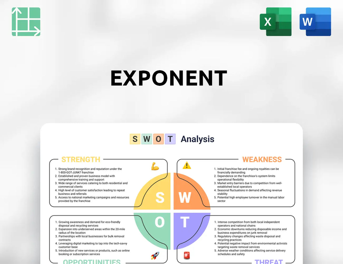 Exponent SWOT Analysis