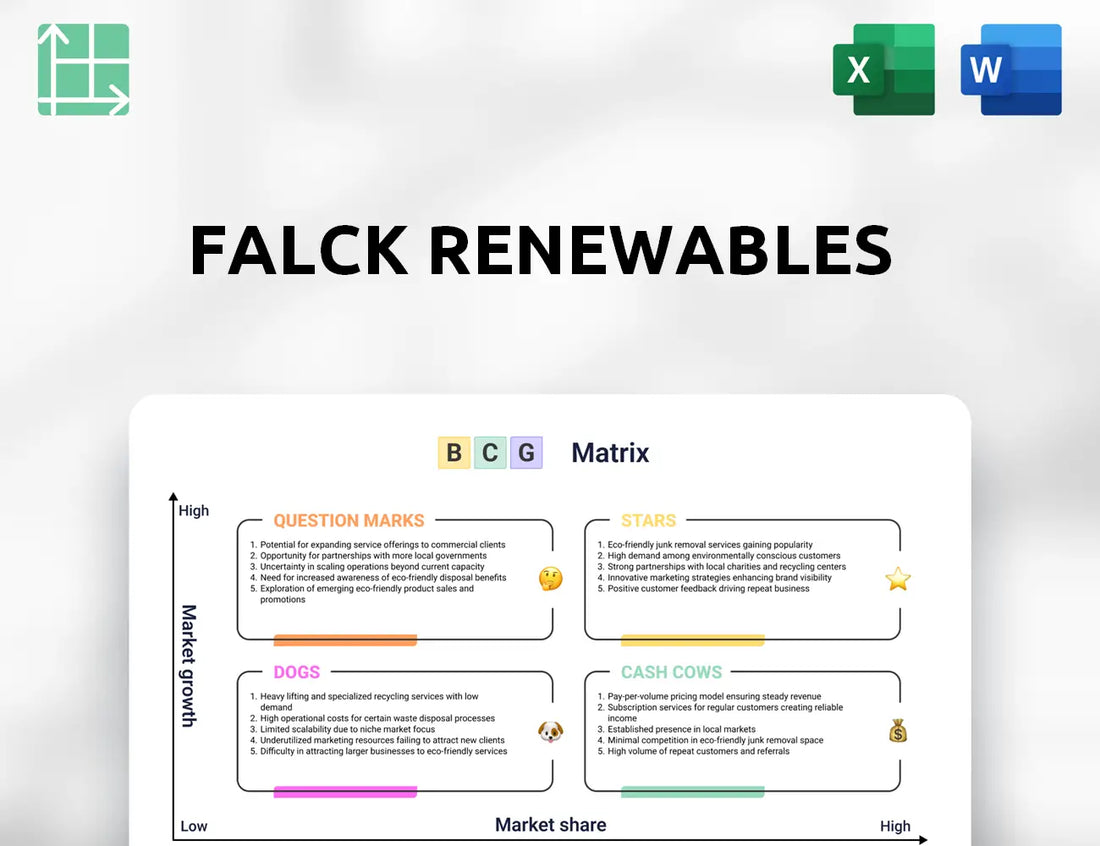 Falck Renewables Boston Consulting Group Matrix