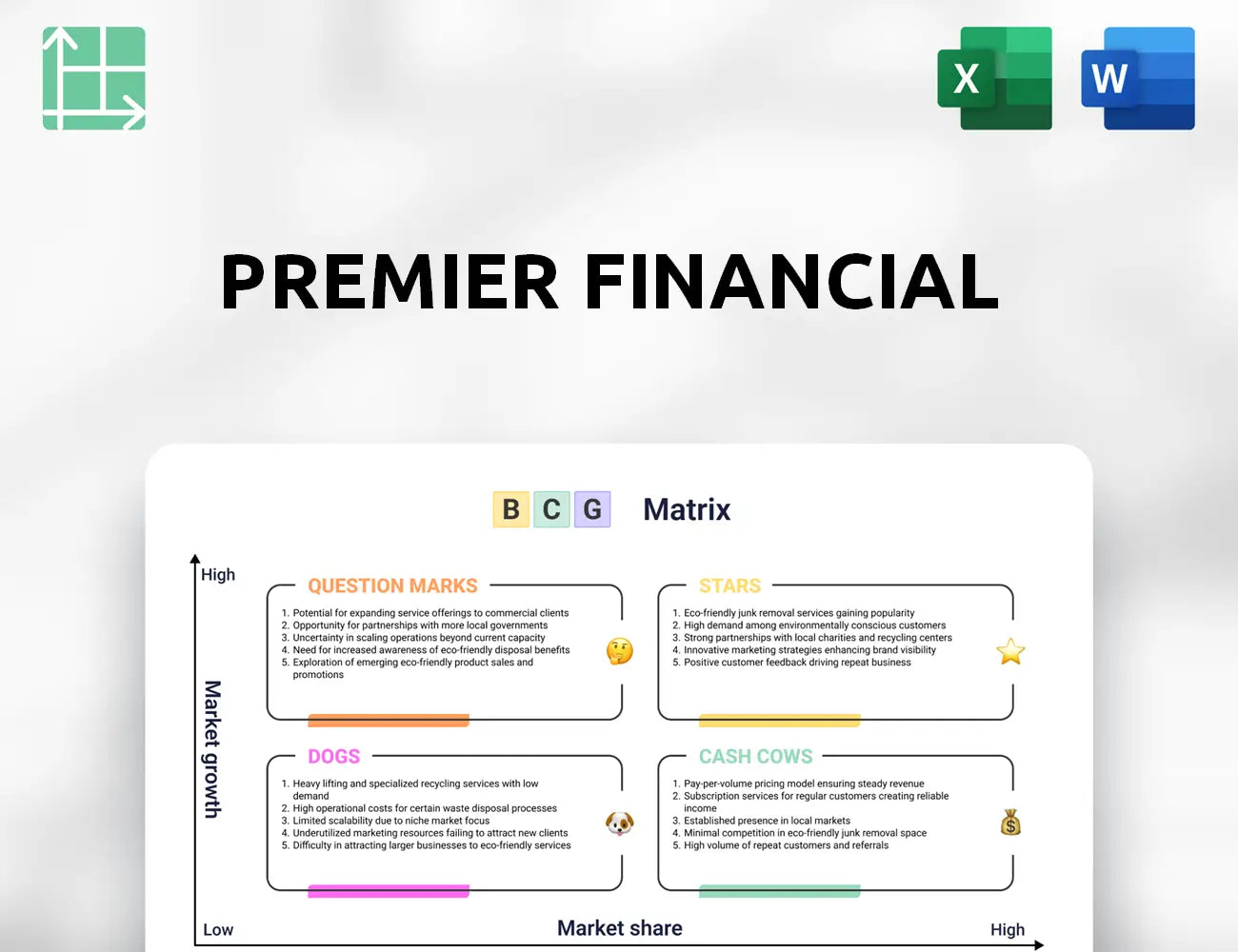 Premier Financial Boston Consulting Group Matrix