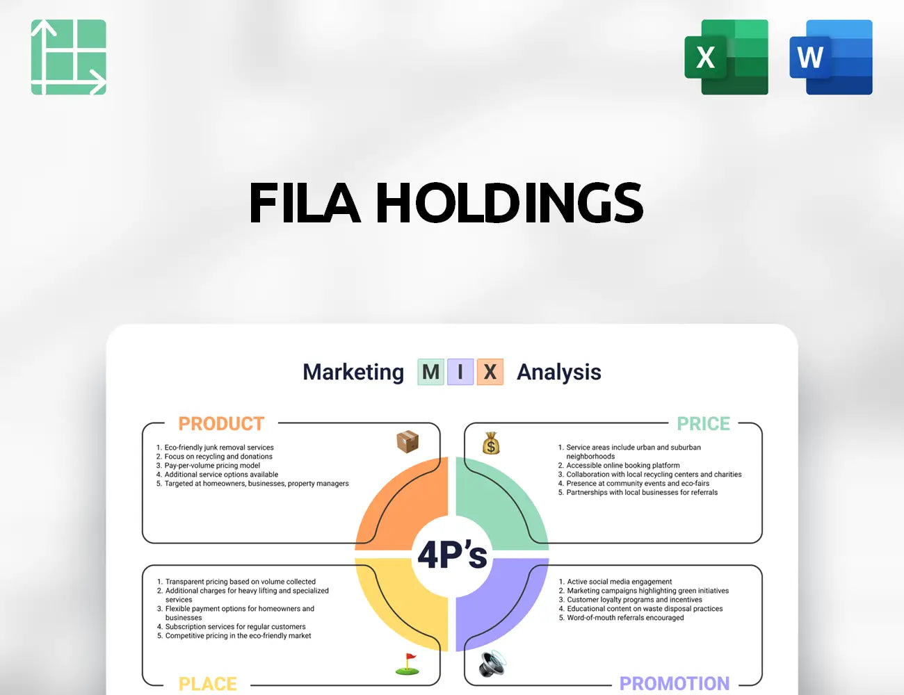 FILA Holdings Marketing Mix