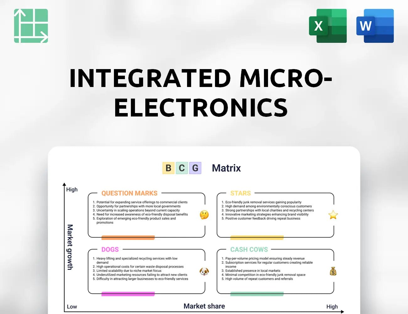 Integrated Micro-Electronics Boston Consulting Group Matrix
