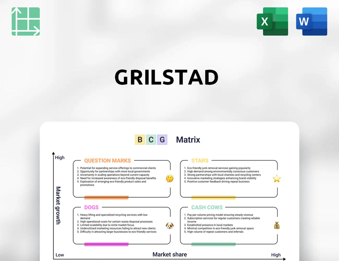 Grilstad Boston Consulting Group Matrix