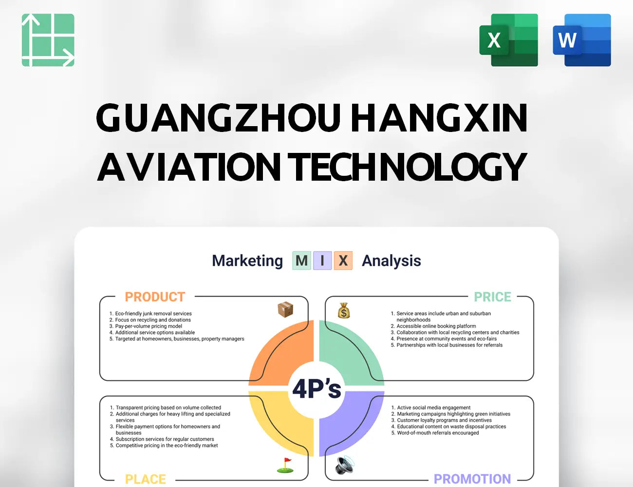 Guangzhou Hangxin Aviation Technology Marketing Mix