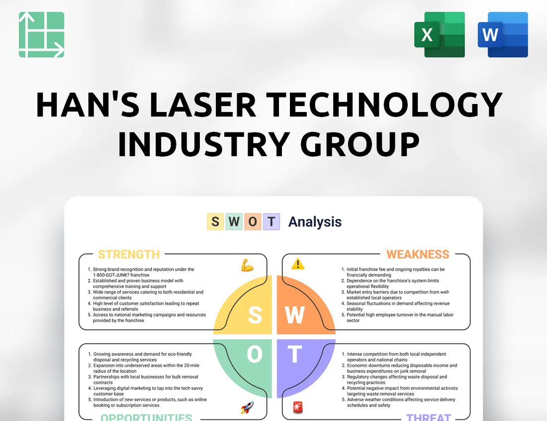 Han's Laser Technology Industry Group SWOT Analysis