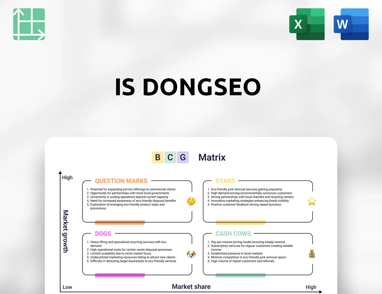 IS DongSeo Boston Consulting Group Matrix