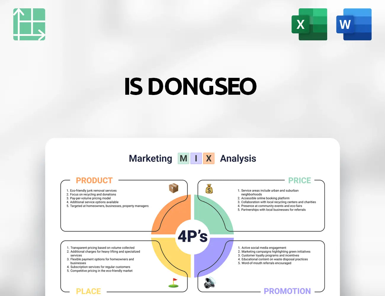 IS DongSeo Marketing Mix
