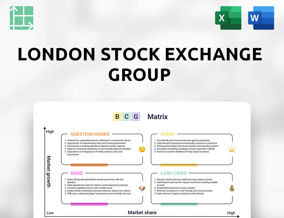 London Stock Exchange Group Boston Consulting Group Matrix