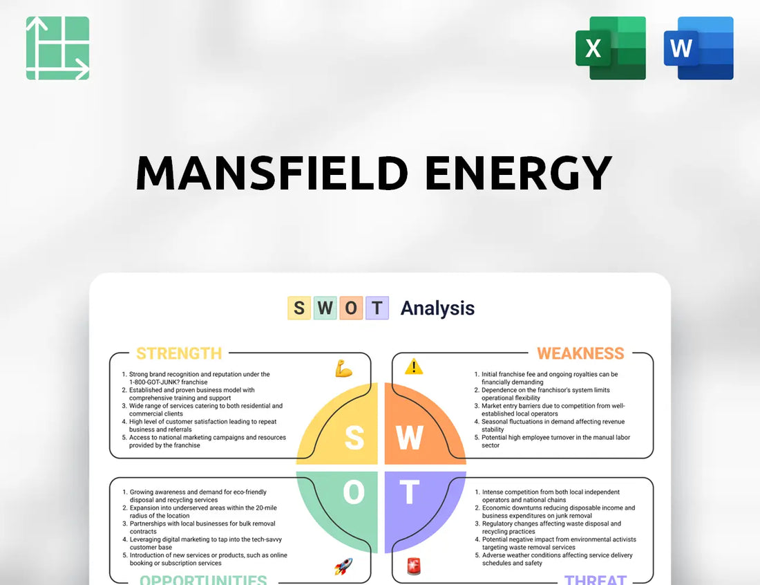Mansfield Energy SWOT Analysis