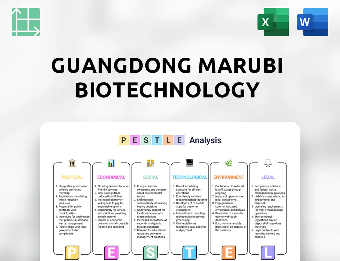 Guangdong Marubi Biotechnology PESTLE Analysis