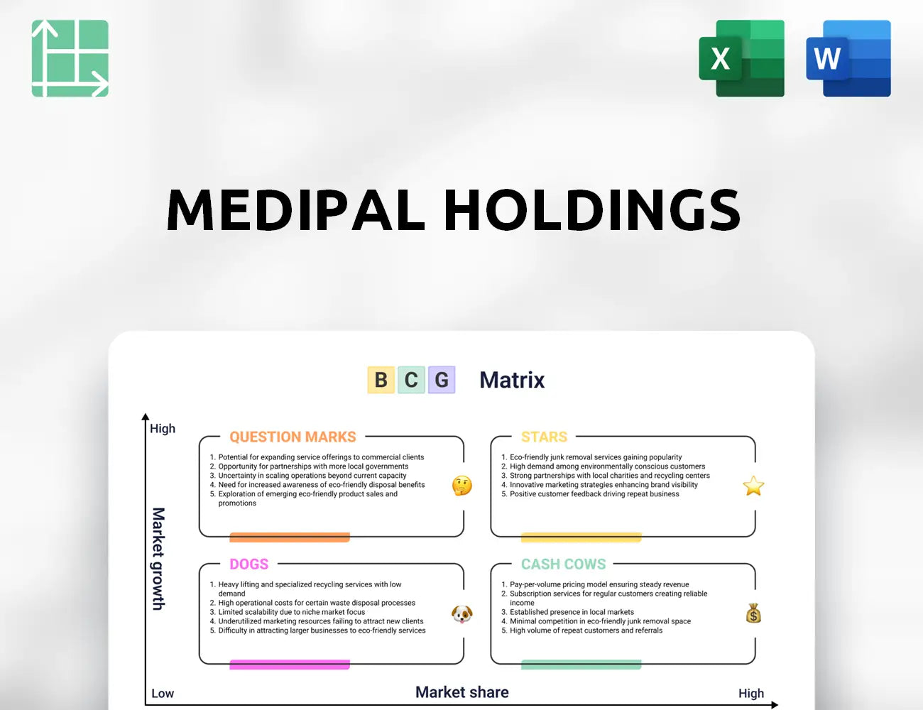 Medipal Holdings Boston Consulting Group Matrix