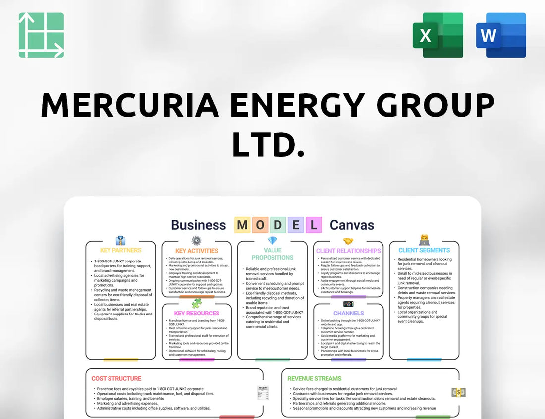 Mercuria Energy Group Ltd. Business Model Canvas