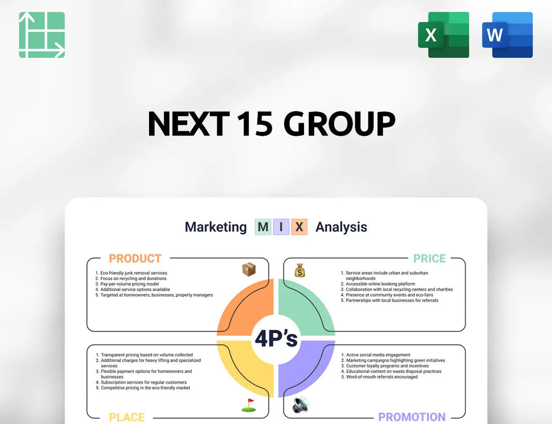 Next 15 Group Marketing Mix
