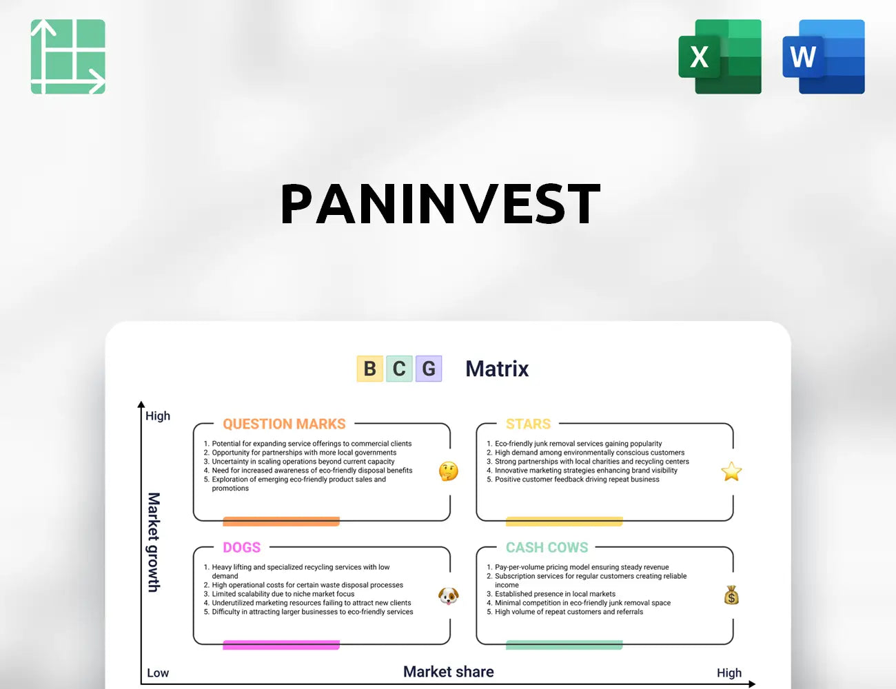 Paninvest Boston Consulting Group Matrix