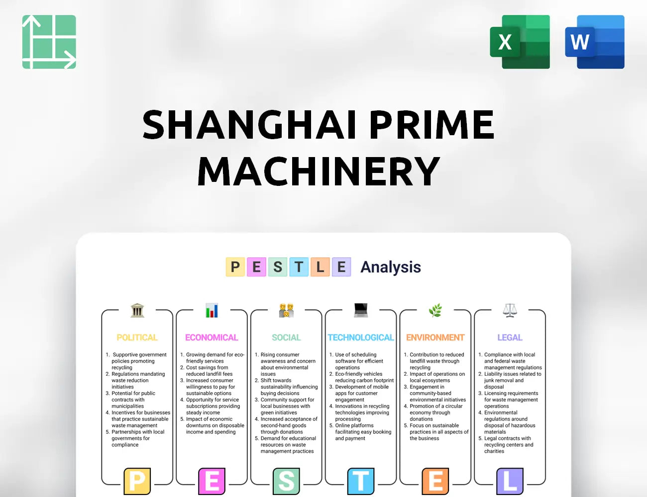 Shanghai Prime Machinery PESTLE Analysis