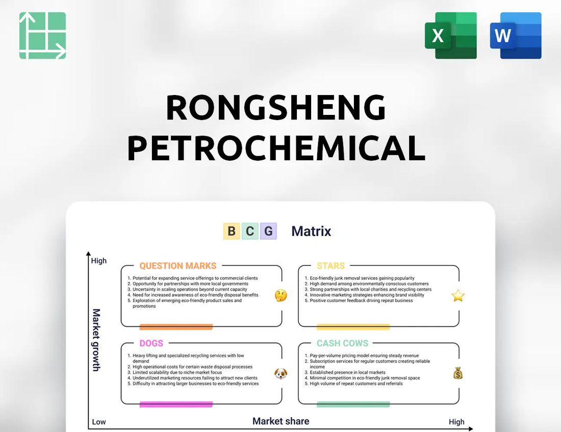 Rongsheng Petrochemical Boston Consulting Group Matrix