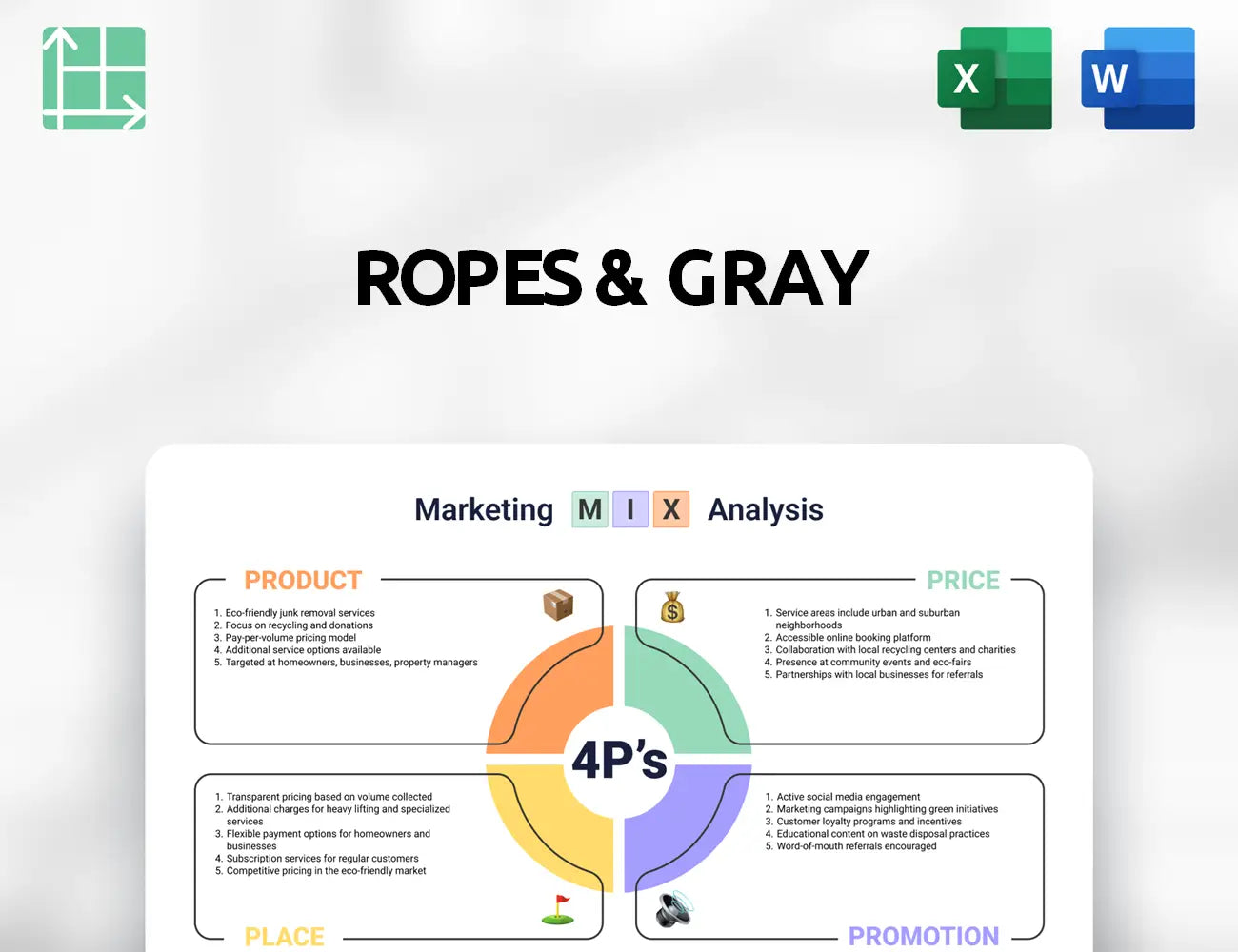 Ropes & Gray Marketing Mix