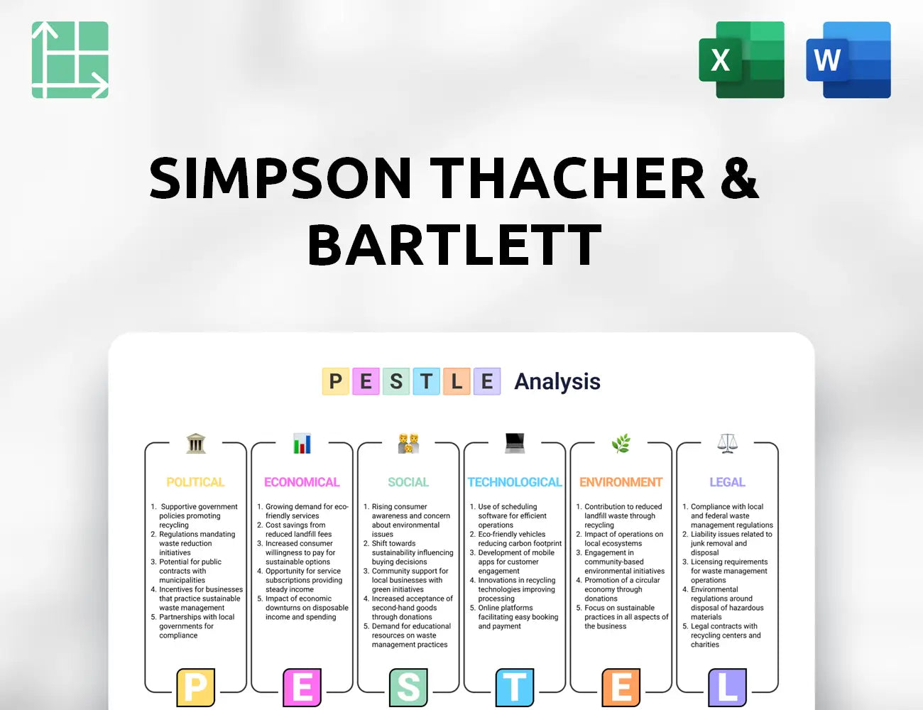 Simpson Thacher & Bartlett PESTLE Analysis