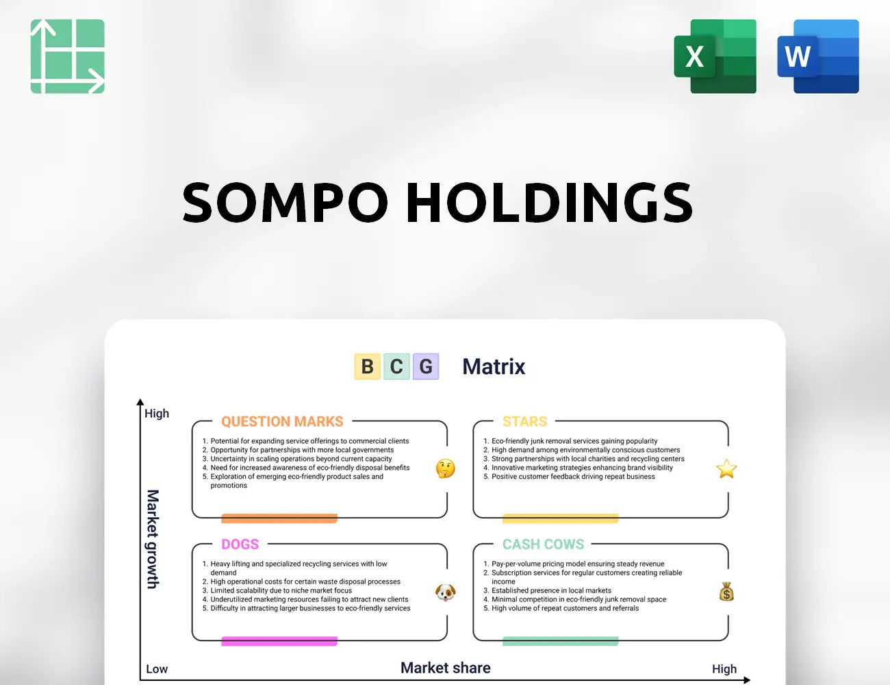 Sompo Holdings Boston Consulting Group Matrix