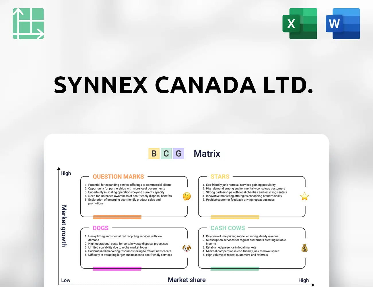 Synnex Canada Ltd. Boston Consulting Group Matrix