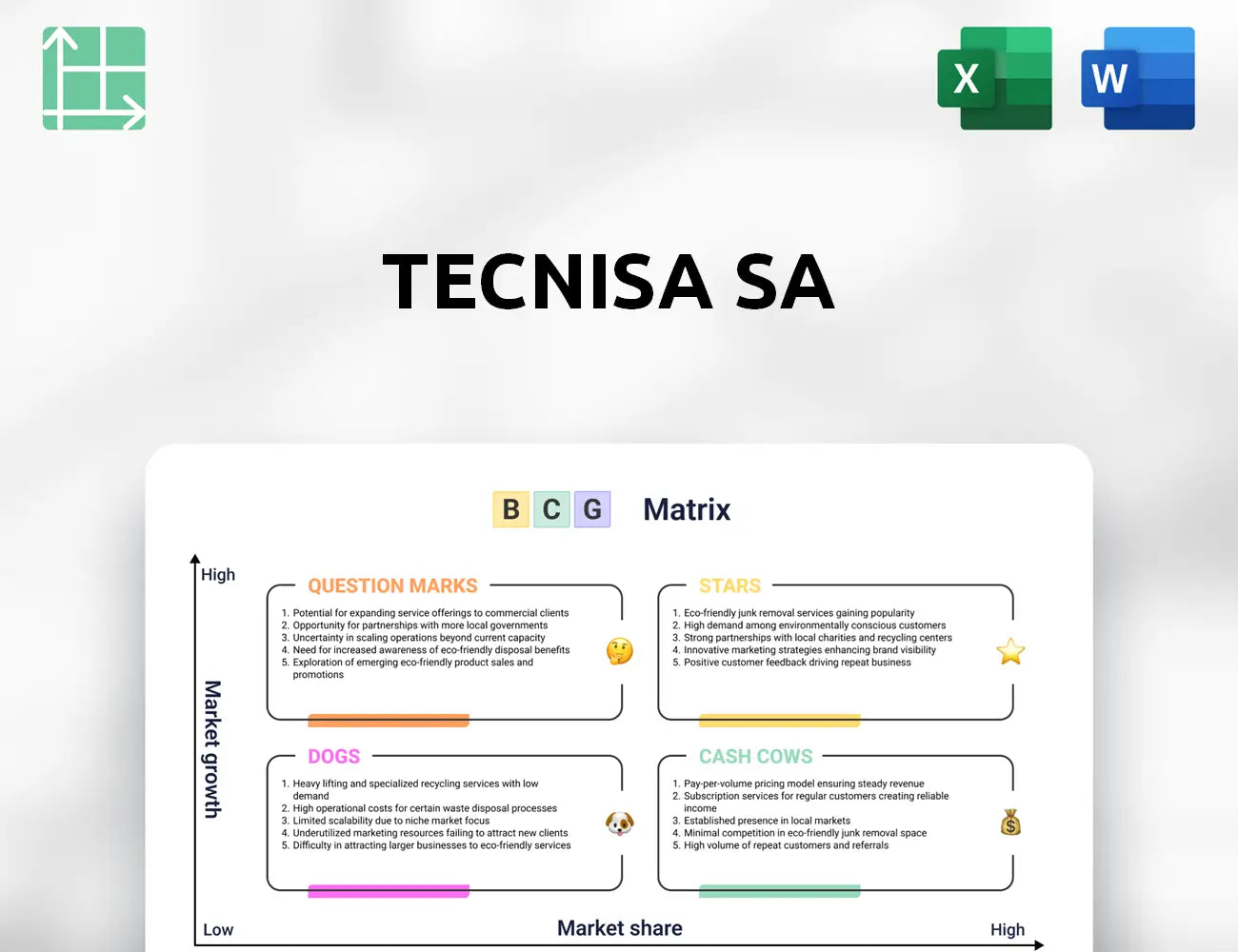 Tecnisa SA Boston Consulting Group Matrix