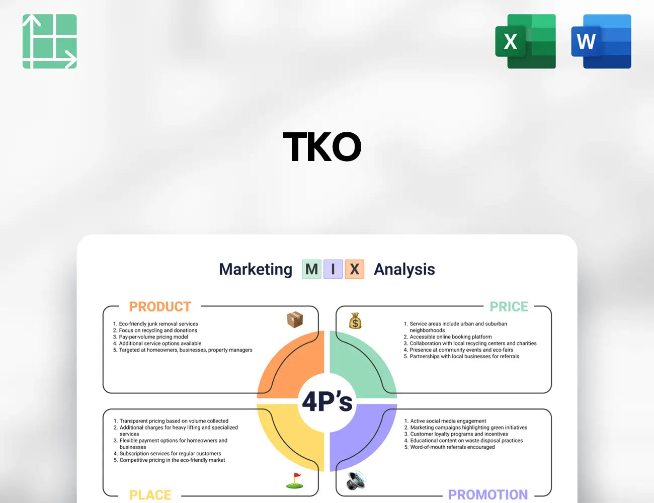 TKO  Marketing Mix