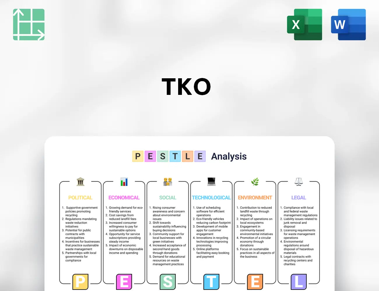 TKO  PESTLE Analysis