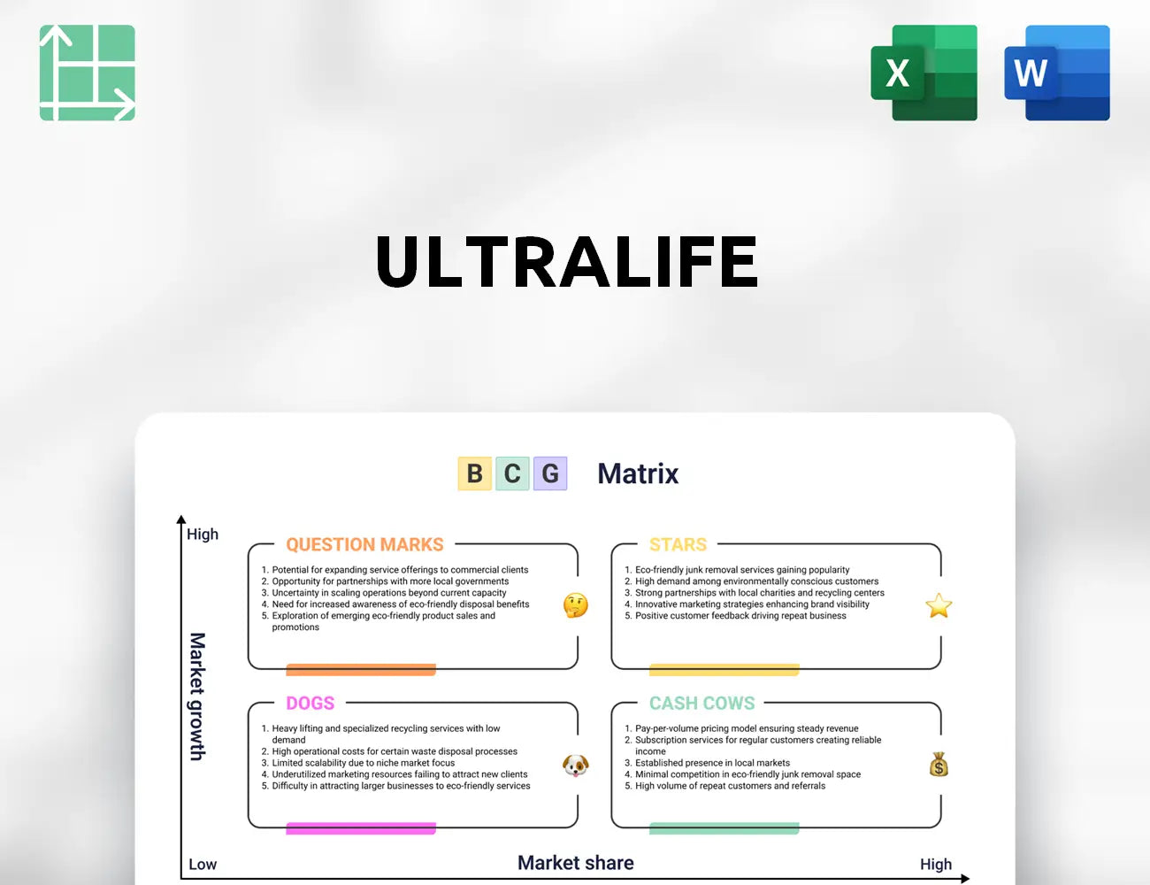 Ultralife Boston Consulting Group Matrix