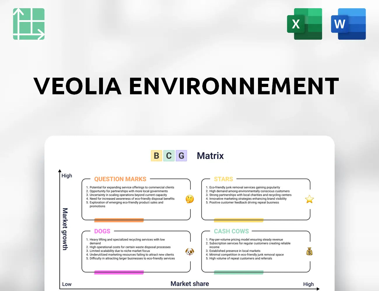 Veolia Environnement Boston Consulting Group Matrix