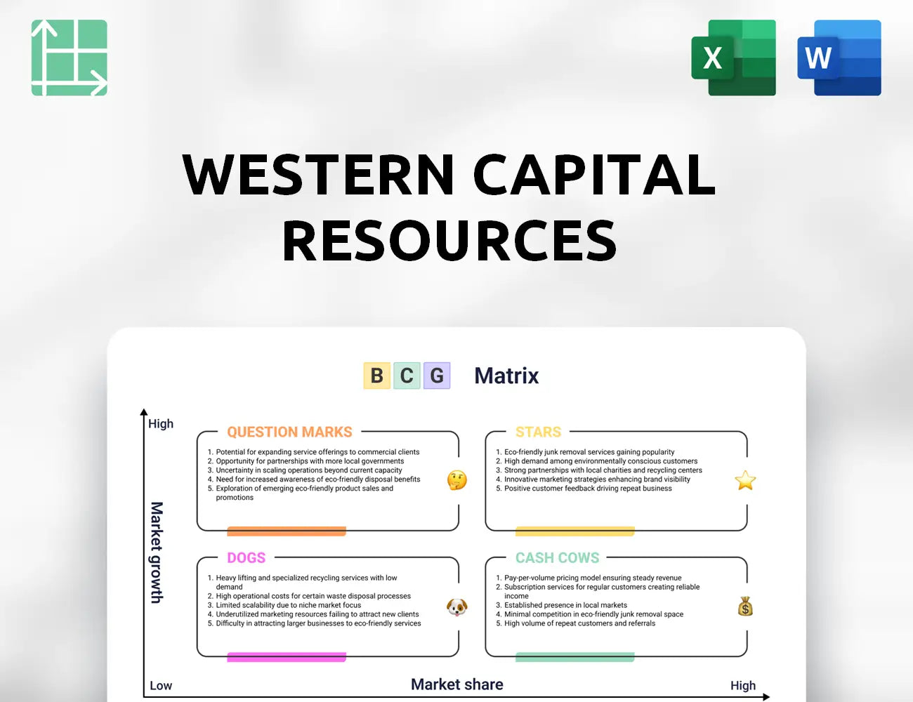 Western Capital Resources Boston Consulting Group Matrix